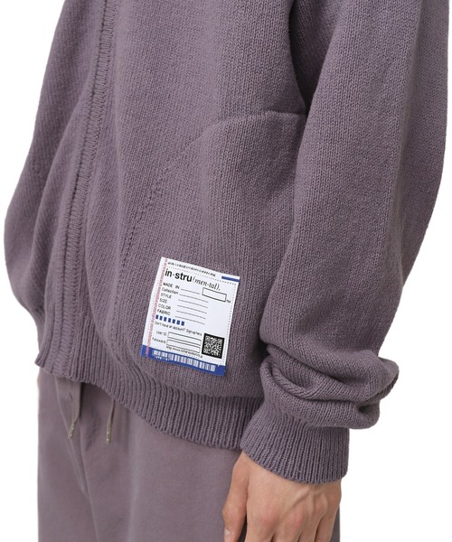 In・stru(men-tal).（インストルメンタル）の「Knit Cardigan 