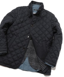 MEN'S BIGI | ブロックチェックツイルブルゾン【comfortemp(保温機能中綿)】(ブルゾン)