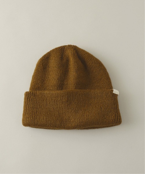 JOURNAL STANDARD relume（ジャーナルスタンダード　レリューム）の「Brawn wide ビーニー/ニット帽（ニットキャップ/ビーニー・メンズ・ブラック/ブラウン/オレンジ/ボルドー・FREE）」の3枚目の写真
