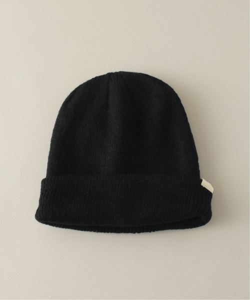 JOURNAL STANDARD relume（ジャーナルスタンダード　レリューム）の「Brawn wide ビーニー/ニット帽（ニットキャップ/ビーニー・メンズ・ブラック/ブラウン/オレンジ/ボルドー・FREE）」の2枚目の写真