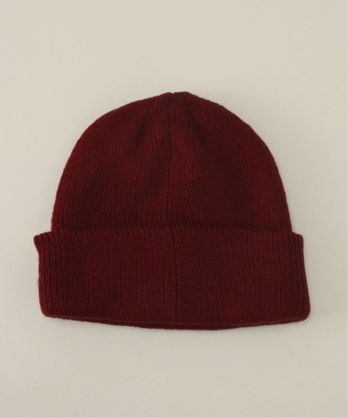 JOURNAL STANDARD relume（ジャーナルスタンダード　レリューム）の「Brawn wide ビーニー/ニット帽（ニットキャップ/ビーニー・メンズ・ブラック/ブラウン/オレンジ/ボルドー・FREE）」の8枚目の写真