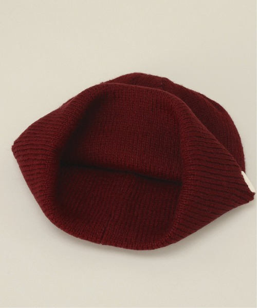 JOURNAL STANDARD relume（ジャーナルスタンダード　レリューム）の「Brawn wide ビーニー/ニット帽（ニットキャップ/ビーニー・メンズ・ブラック/ブラウン/オレンジ/ボルドー・FREE）」の7枚目の写真