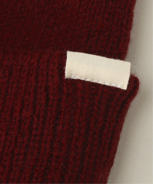 JOURNAL STANDARD relume（ジャーナルスタンダード　レリューム）の「Brawn wide ビーニー/ニット帽（ニットキャップ/ビーニー・メンズ・ブラック/ブラウン/オレンジ/ボルドー・FREE）」の5枚目の写真