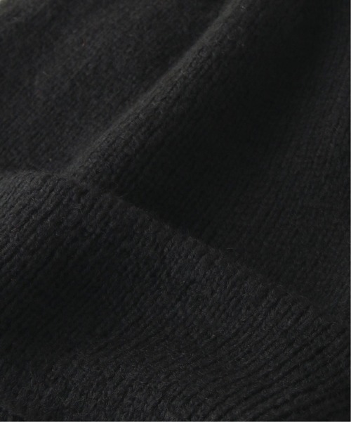 JOURNAL STANDARD relume（ジャーナルスタンダード　レリューム）の「Brawn wide ビーニー/ニット帽（ニットキャップ/ビーニー・メンズ・ブラック/ブラウン/オレンジ/ボルドー・FREE）」の6枚目の写真