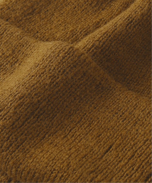 JOURNAL STANDARD relume（ジャーナルスタンダード　レリューム）の「Brawn wide ビーニー/ニット帽（ニットキャップ/ビーニー・メンズ・ブラック/ブラウン/オレンジ/ボルドー・FREE）」の9枚目の写真