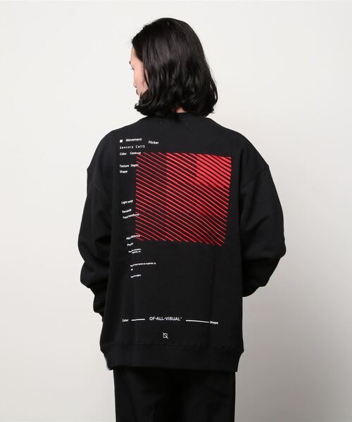 A4A（エーフォーエー）の「A4A (エーフォーエー)BLOCK CHECK クルーネックスウェット（スウェット・メンズ・ホワイト/ブラック・FREE）」の4枚目の写真