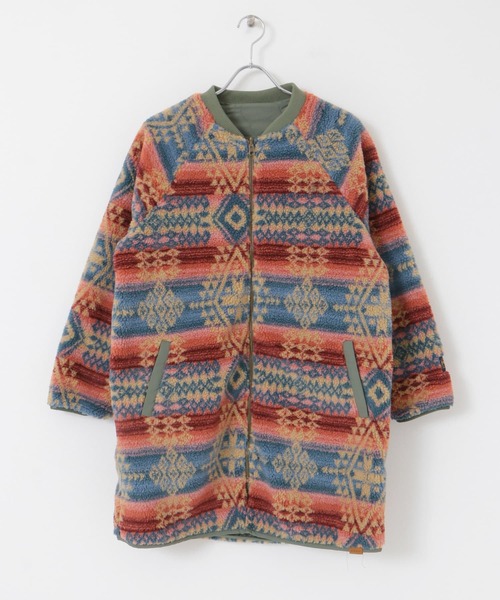 PENDLETON(ペンドルトン)の「ROXY PENDLETON BOA JACKET(ダウンジャケット/コート・レディース・ブラック系その他/レッド系その他・MEDIUM)」の8枚目の写真