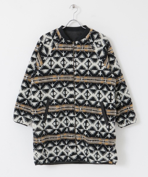 PENDLETON(ペンドルトン)の「ROXY PENDLETON BOA JACKET(ダウンジャケット/コート・レディース・ブラック系その他/レッド系その他・MEDIUM)」の9枚目の写真