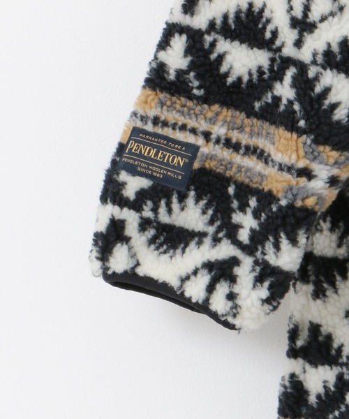 PENDLETON(ペンドルトン)の「ROXY PENDLETON BOA JACKET(ダウンジャケット/コート・レディース・ブラック系その他/レッド系その他・MEDIUM)」の12枚目の写真