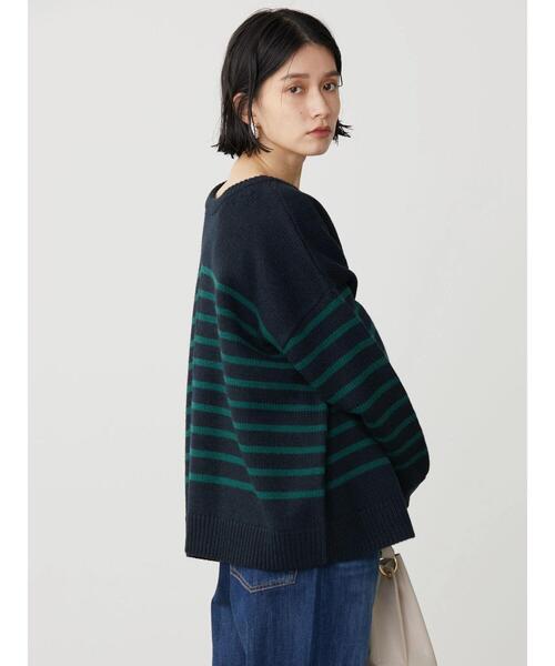 AMERICAN HOLIC（アメリカンホリック）の「2WAYボーダーニットカーディガン（カーディガン/ボレロ・レディース・ブルー系その他2/ブラック系その他4/ホワイト系その他4・FREE）」の20枚目の写真