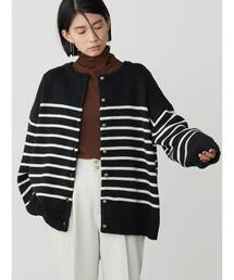 AMERICAN HOLIC | 2WAYボーダーニットカーディガン(カーディガン/ボレロ)