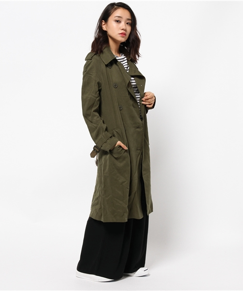 ブランド古着 トレンチコート トレンチコート Moussy マウジー のファッション通販 Zozoused