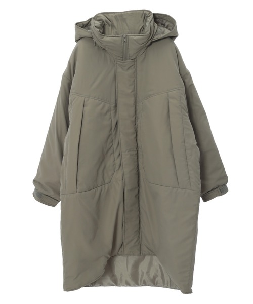 fifth（フィフス）の「中綿モンスターパーカー（ダウンジャケット/コート・レディース・ブラック/カーキ/ライトベージュ・MEDIUM）」の4枚目の写真