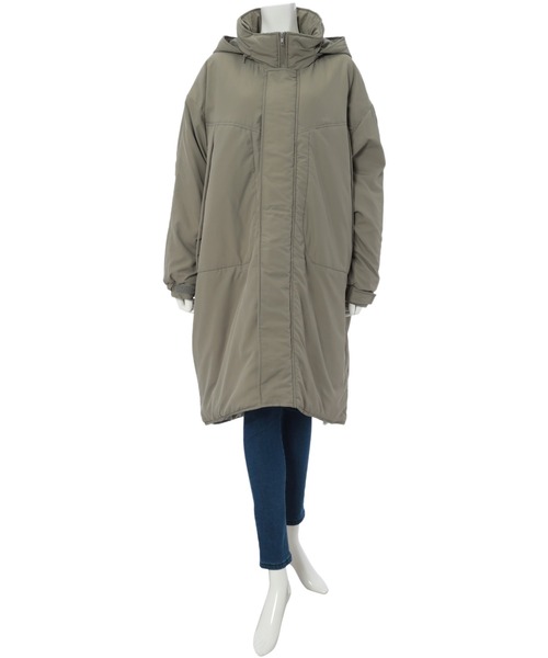 fifth（フィフス）の「中綿モンスターパーカー（ダウンジャケット/コート・レディース・ブラック/カーキ/ライトベージュ・MEDIUM）」の5枚目の写真