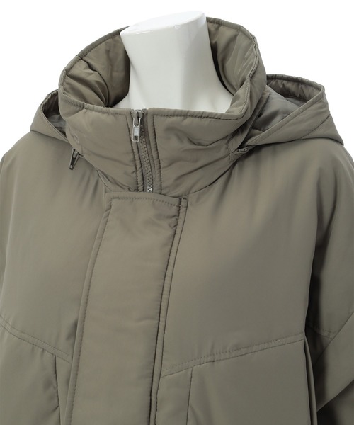 fifth（フィフス）の「中綿モンスターパーカー（ダウンジャケット/コート・レディース・ブラック/カーキ/ライトベージュ・MEDIUM）」の8枚目の写真