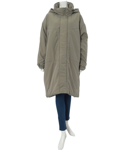 fifth（フィフス）の「中綿モンスターパーカー（ダウンジャケット/コート・レディース・ブラック/カーキ/ライトベージュ・MEDIUM）」の14枚目の写真