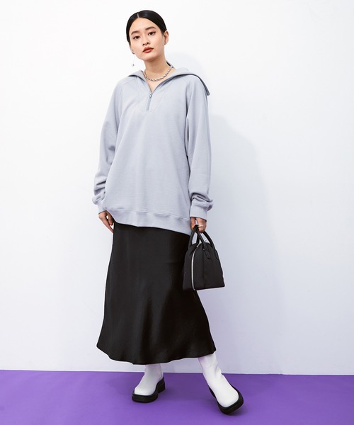 ADAM ET ROPE'（アダムエロペ）の「＜追加＞マーメイドラインサテンスカート（スカート・レディース・ホワイト/ブラック/ピンク・38/36）」の19枚目の写真