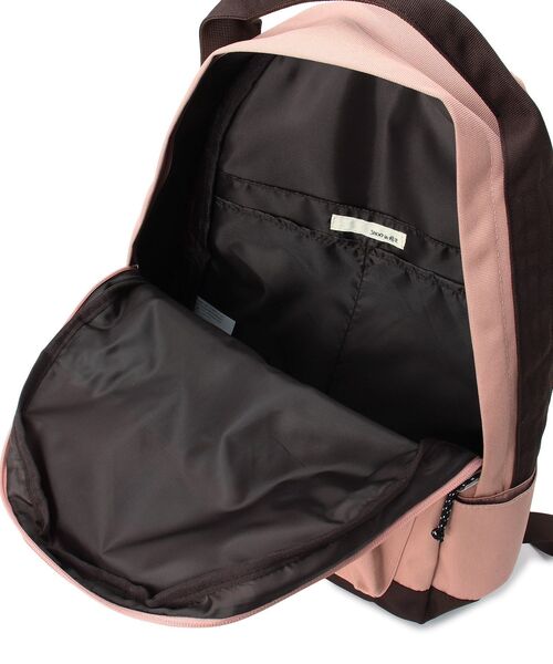SHOO・LA・RUE（シューラルー）の「◆カラビナ付き VIAGGIOリュック（バックパック/リュック・レディース・チャコールグレー/ライトベージュ/ピンク系/カーキ系4・00）」の8枚目の写真