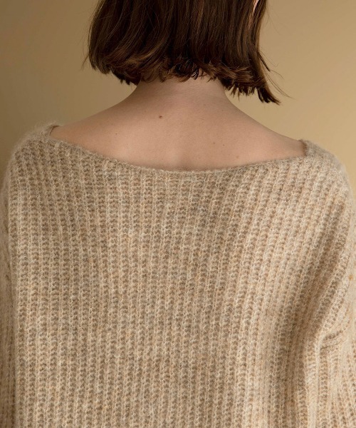 mangata（モンガータ）の「Fluffy knit（ニット/セーター・レディース・ホワイト/ベージュ・FREE）」の16枚目の写真