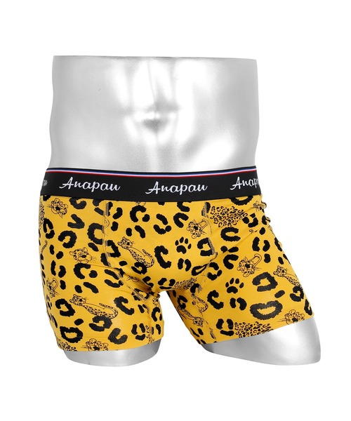 Anapau アナパウ ボクサーパンツ メンズ アンダーウェア 下着 レオパード ヒョウ柄 アニマル柄 ボクサーパンツ Anapau アナパウ のファッション通販 Zozotown