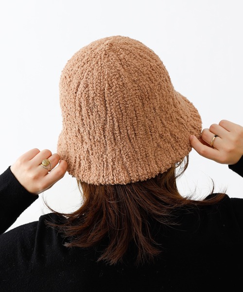 COLONY 2139（コロニートゥーワンスリーナイン）の「プードルボーラーハット（ハット・レディース・ベージュ/ブラック/ホワイト・FREE）」の5枚目の写真