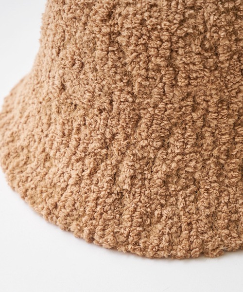 COLONY 2139（コロニートゥーワンスリーナイン）の「プードルボーラーハット（ハット・レディース・ベージュ/ブラック/ホワイト・FREE）」の10枚目の写真