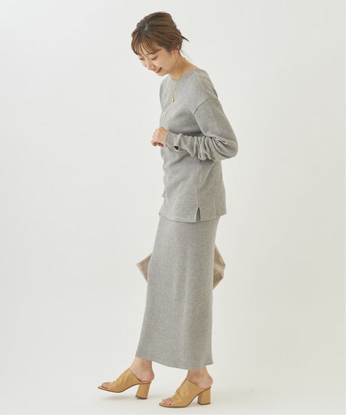 plage（プラージュ）の「YAKコンthermal プルオーバー◆（Tシャツ/カットソー・レディース・ライトグレー・FREE）」の11枚目の写真