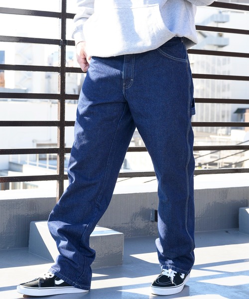 Dickies（ディッキーズ）の「Dickies リラックスフィットペインターパンツ（デニムパンツ・メンズ・インディゴブルー/ブルー系その他/その他・30inch/34inch/36inch/32inch/38inch/42inch/40inch）」の7枚目の写真