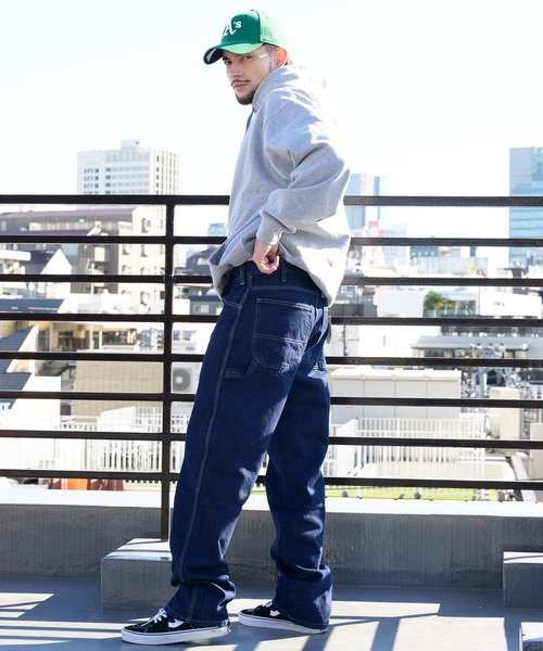 Dickies（ディッキーズ）の「Dickies リラックスフィットペインターパンツ（デニムパンツ・メンズ・インディゴブルー/ブルー系その他/その他・30inch/34inch/36inch/32inch/38inch/42inch/40inch）」の11枚目の写真