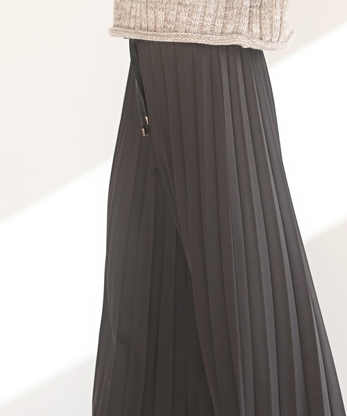 rps（アールピーエス）の「プリーツスカーチョ（その他パンツ・レディース・チャコールグレー/ブラック/ダークグリーン/グレイッシュベージュ/ライトカーキ/グレイッシュブルー・フリー）」の14枚目の写真
