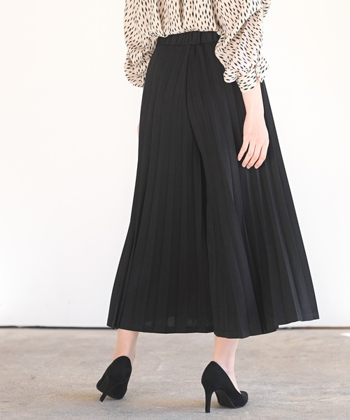 rps（アールピーエス）の「プリーツスカーチョ（その他パンツ・レディース・チャコールグレー/ブラック/ダークグリーン/グレイッシュベージュ/ライトカーキ/グレイッシュブルー・フリー）」の21枚目の写真