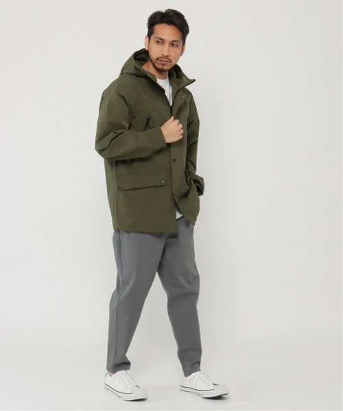 ikka(イッカ)の「撥水ストレッチマウンテンパーカー(マウンテンパーカー・メンズ・オリーブ/ネイビー/ベージュ・S/M/L/XL)」の7枚目の写真
