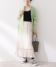 N.（N. Natural Beauty Basic） | ティアードプリーツスカート(スカート)