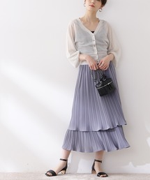 N.（N. Natural Beauty Basic） | ティアードプリーツスカート(スカート)