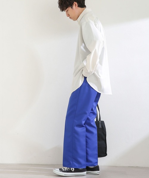 SENSE OF PLACE by URBAN RESEARCH（センスオブプレイスバイアーバンリサーチ）の「『セットアップ対応』カラールーズシャツ（その他アウター・メンズ・グレー/ホワイト/ライトベージュ・MEDIUM/LARGE）」の8枚目の写真