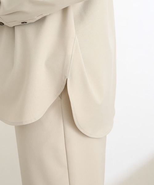 SENSE OF PLACE by URBAN RESEARCH（センスオブプレイスバイアーバンリサーチ）の「『セットアップ対応』カラールーズシャツ（その他アウター・メンズ・グレー/ホワイト/ライトベージュ・MEDIUM/LARGE）」の18枚目の写真