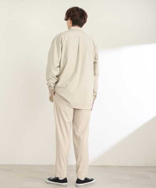 SENSE OF PLACE by URBAN RESEARCH（センスオブプレイスバイアーバンリサーチ）の「『セットアップ対応』カラールーズシャツ（その他アウター・メンズ・グレー/ホワイト/ライトベージュ・MEDIUM/LARGE）」の15枚目の写真