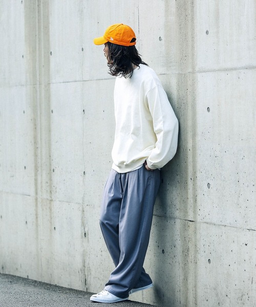 URBAN RESEARCH Sonny Label（アーバンリサーチサニーレーベル）の「ベーシックオーバースエットプルオーバー（スウェット・メンズ・ブラック/オフホワイト/イエロー/グリーン/ロイヤルブルー・MEDIUM/LARGE）」の22枚目の写真