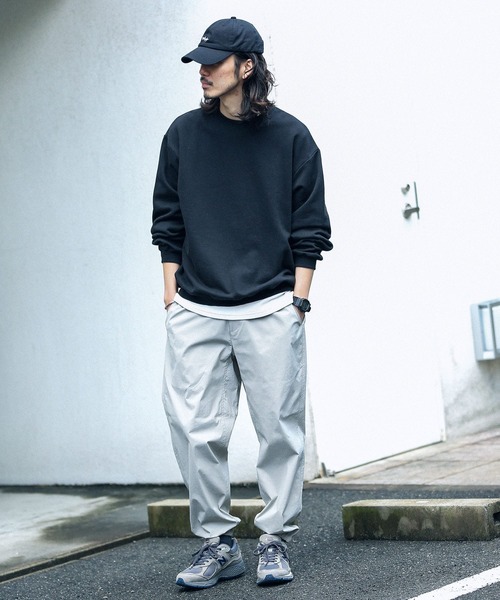 URBAN RESEARCH Sonny Label（アーバンリサーチサニーレーベル）の「ベーシックオーバースエットプルオーバー（スウェット・メンズ・ブラック/オフホワイト/イエロー/グリーン/ロイヤルブルー・MEDIUM/LARGE）」の11枚目の写真