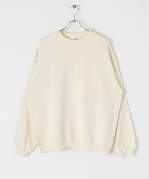 URBAN RESEARCH Sonny Label（アーバンリサーチサニーレーベル）の「ベーシックオーバースエットプルオーバー（スウェット・メンズ・ブラック/オフホワイト/イエロー/グリーン/ロイヤルブルー・MEDIUM/LARGE）」の21枚目の写真