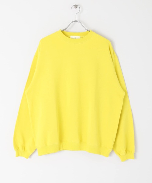 URBAN RESEARCH Sonny Label（アーバンリサーチサニーレーベル）の「ベーシックオーバースエットプルオーバー（スウェット・メンズ・ブラック/オフホワイト/イエロー/グリーン/ロイヤルブルー・MEDIUM/LARGE）」の18枚目の写真
