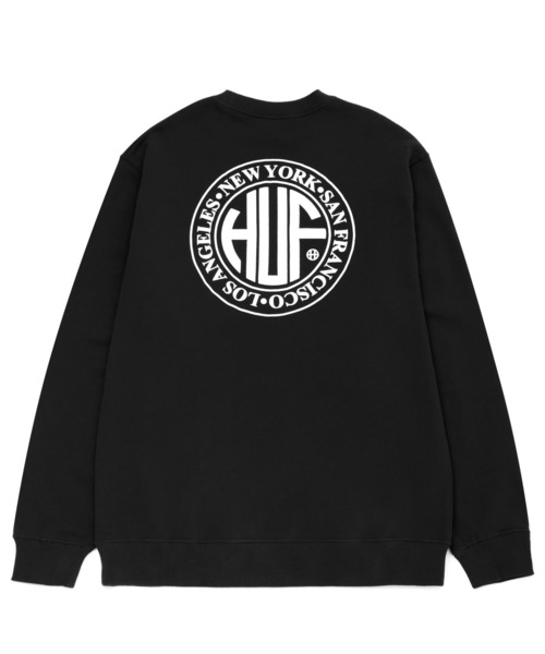 HUF（ハフ）の「REGIONAL PUFF CREW / HUF クルースウェット 