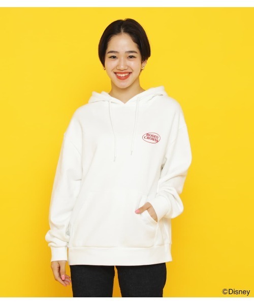 RODEO CROWNS WIDE BOWL（ロデオクラウンズワイドボウル）の「(Mickey&Minnie)パーカー（パーカー・レディース・オフホワイト/ブラック/杢グレー・FREE）」の9枚目の写真