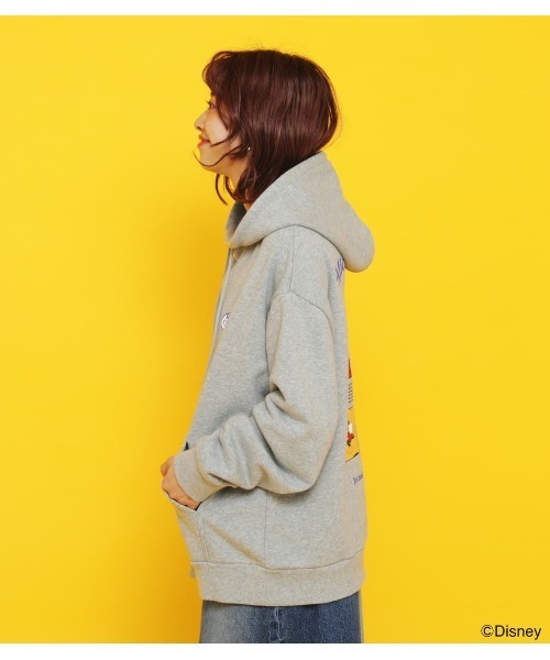 RODEO CROWNS WIDE BOWL（ロデオクラウンズワイドボウル）の「(Mickey&Minnie)パーカー（パーカー・レディース・オフホワイト/ブラック/杢グレー・FREE）」の16枚目の写真