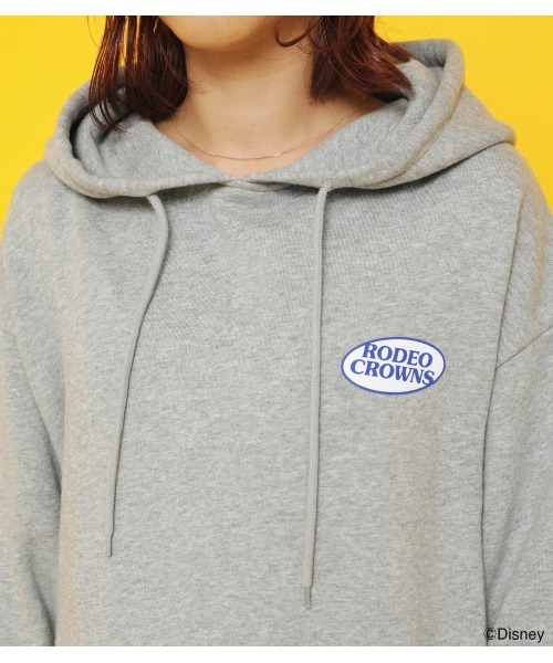 RODEO CROWNS WIDE BOWL（ロデオクラウンズワイドボウル）の「(Mickey&Minnie)パーカー（パーカー・レディース・オフホワイト/ブラック/杢グレー・FREE）」の17枚目の写真