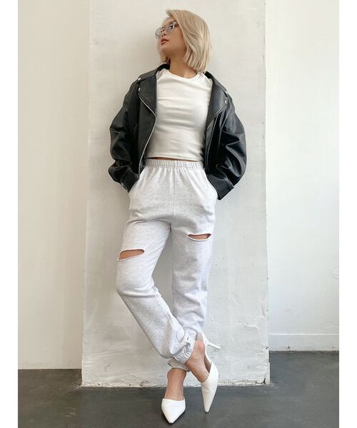 GYDA(ジェイダ)の「BASIC Tシャツ(Tシャツ/カットソー・レディース・ブラック/オフホワイト/ライトイエロー・FREE)」の20枚目の写真