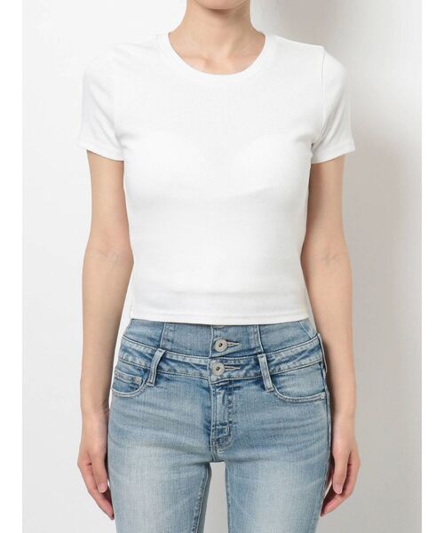GYDA(ジェイダ)の「BASIC Tシャツ(Tシャツ/カットソー・レディース・ブラック/オフホワイト/ライトイエロー・FREE)」の21枚目の写真