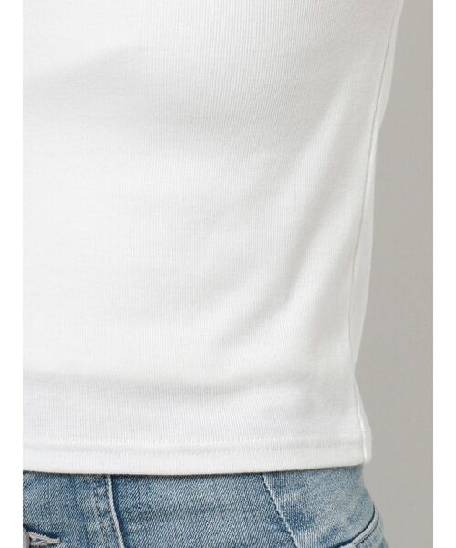 GYDA(ジェイダ)の「BASIC Tシャツ(Tシャツ/カットソー・レディース・ブラック/オフホワイト/ライトイエロー・FREE)」の12枚目の写真