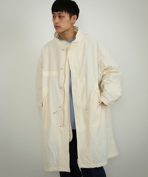 BEAMS HEART（ビームスハート）の「BEAMS HEART / 3WAY ビッグシルエット モッズコート（モッズコート・メンズ・オリーブ/ホワイト系その他5・SMALL/MEDIUM/LARGE）」の5枚目の写真