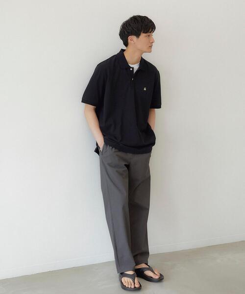 green label relaxing(グリーンレーベルリラクシング)の「ウールライク ストレッチ PLAY-PANTS パンツ -ウォッシャブル・防シワ・伸縮性-(その他パンツ・メンズ・ブラック/その他1/ナチュラル/ネイビー/ダークブラウン・XL/M/S/L)」の6枚目の写真